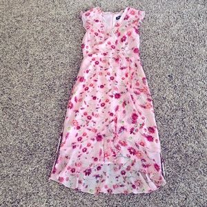 Karl Lagerfeld pink floral dress
